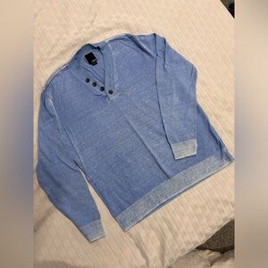 bar III sky blue sweater men’s